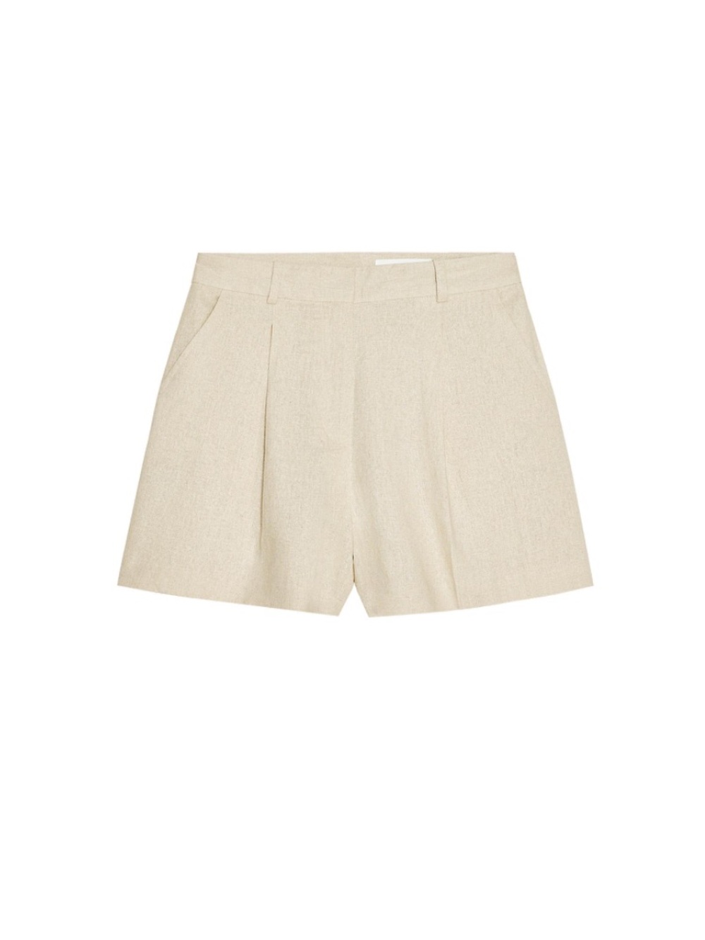 Zara High-Waist Tailored Shorts in Taupe size XS
